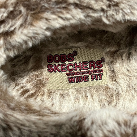 Bobs by Sketchers Cozy Tan Faux Fur Lined Women's Clogs size 9W - Picture 8 of 9